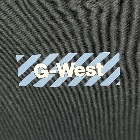 GIORGIO WEST- THE BIG FELLA T-Shirt Men's Size 2X Black & Blue Graphic Tee - Picture 7 of 7